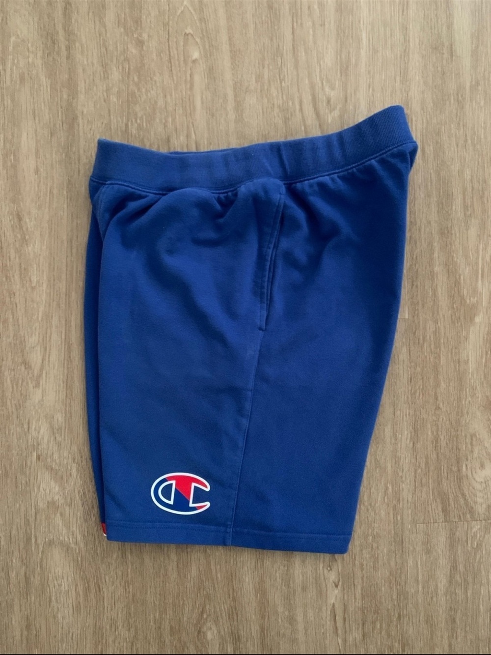 Champion Royal Blue Athletic Shorts with Logo